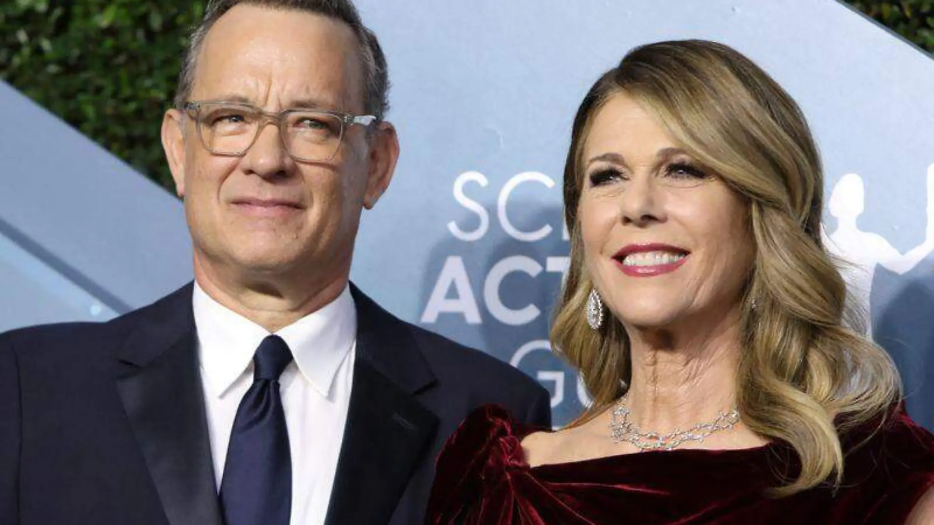 Tom Hanks y su esposa